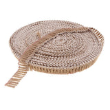 50 Meters Natural Burlap Ribbon Fabric Jute Crafts For Wedding Event Decor, Home DIY Decoration - Aladdin Shoppers