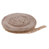50 Meters Natural Burlap Ribbon Fabric Jute Crafts For Wedding Event Decor, Home DIY Decoration - Aladdin Shoppers
