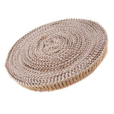 50 Meters Natural Burlap Ribbon Fabric Jute Crafts For Wedding Event Decor, Home DIY Decoration - Aladdin Shoppers