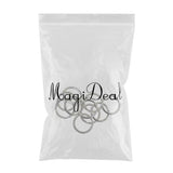 Maxbell 10 Pieces Round Stainless Steel Key Chain Rings Metal Split Ring for Home Car Keys Bag Purse Organization - 28mm Diameter, 2.8mm Coil Dia - Aladdin Shoppers