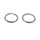 Maxbell 10 Pieces Round Stainless Steel Key Chain Rings Metal Split Ring for Home Car Keys Bag Purse Organization - 28mm Diameter, 2.8mm Coil Dia - Aladdin Shoppers