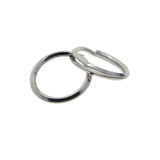 Maxbell 10 Pieces Round Stainless Steel Key Chain Rings Metal Split Ring for Home Car Keys Bag Purse Organization - 28mm Diameter, 2.8mm Coil Dia - Aladdin Shoppers