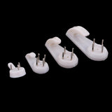Maxbell 50 Pieces Assorted Size Heavy Duty Plastic HARD WALL PICTURE HOOK Frame Photos Mirror Hanging Hooks Hangers White - Aladdin Shoppers