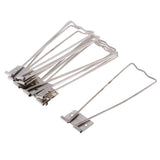 Maxbell 10 Piece Metal Picture Photo Frame Display Stand Pedestal Back Support Holder Hardware Accessories Tool 15x5cm - Aladdin Shoppers