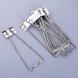 Maxbell 10 Piece Metal Picture Photo Frame Display Stand Pedestal Back Support Holder Hardware Accessories Tool 15x5cm - Aladdin Shoppers