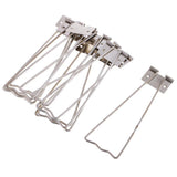Maxbell 10 Piece Metal Picture Photo Frame Display Stand Pedestal Back Support Holder Hardware Accessories Tool 15x5cm - Aladdin Shoppers