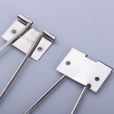 Maxbell 10 Piece Metal Picture Photo Frame Display Stand Pedestal Back Support Holder Hardware Accessories Tool 15x5cm - Aladdin Shoppers