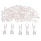 Maxbell 50Pcs Photo Frame Backs Plastic Display Stand Easel Plate Display Photo Holder Stand for Display Picture Frames, Painting and Art Crafts - Aladdin Shoppers