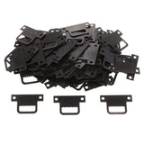 Maxbell 100 Pieces Sawtooth Picture Frame Hanging Hangers Double Hole Hanging Hooks for Home Decoration Creative Picture Frame Hanging - Aladdin Shoppers