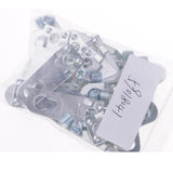 Maxbell 25pcs Alloy Heavy Duty Key hole Hangers Hanging Plate With Screw For Frames - Aladdin Shoppers