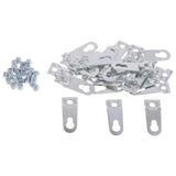 Maxbell 25pcs Alloy Heavy Duty Key hole Hangers Hanging Plate With Screw For Frames - Aladdin Shoppers