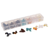 Maxbell 1 Box Topaz, Rose Quartz,Turquoise,Agate For Nail Art Embellishments Phone Case Decors Earrings Ornaments Crafts Stones Decorative Gemstones - Aladdin Shoppers