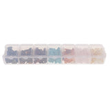 Maxbell 1 Box Topaz, Rose Quartz,Turquoise,Agate For Nail Art Embellishments Phone Case Decors Earrings Ornaments Crafts Stones Decorative Gemstones - Aladdin Shoppers