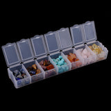 Maxbell 1 Box Topaz, Rose Quartz,Turquoise,Agate For Nail Art Embellishments Phone Case Decors Earrings Ornaments Crafts Stones Decorative Gemstones - Aladdin Shoppers
