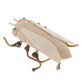 Maxbell 1 Set Unfinished Unpainted DIY Bamboo Cicada Insects Toys for Kids Handmade Craft Model Making Hobbies - Aladdin Shoppers