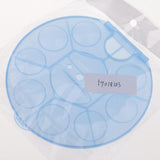 Maxbell Folding Style Artists Watercolor Palette Box 10Wells Paint Palette Box Thumb Holding Design Function For Storage Blue - Aladdin Shoppers