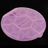 Maxbell Folding Style Artists Watercolor Palette Box 10Wells Paint Palette Box Thumb Holding Design Function for Storage Pink - Aladdin Shoppers