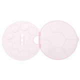 Maxbell Folding Style Artists Watercolor Palette Box 10Wells Paint Palette Box Thumb Holding Design Function for Storage Pink - Aladdin Shoppers