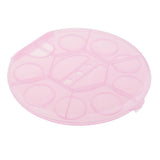 Maxbell Folding Style Artists Watercolor Palette Box 10Wells Paint Palette Box Thumb Holding Design Function for Storage Pink - Aladdin Shoppers