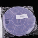 Maxbell Folding Style Artists Watercolor Palette Box 10Wells Paint Palette Box Thumb Holding Design Function for Storage Purple - Aladdin Shoppers