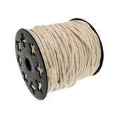 2set Natural Cotton Rope Braided Twisted Cords Twine Crafts Raw White 60/50m