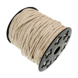 2set Natural Cotton Rope Braided Twisted Cords Twine Crafts Raw White 60/50m