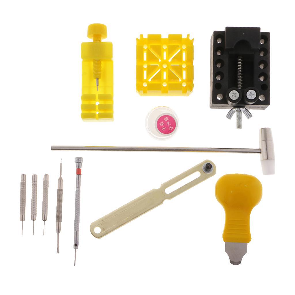Maxbell Maxbell 19 Pcs Watch Repair Kit Pro Watch Battery Replacement Tool With Carrying Bag