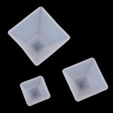 Maxbell 3 Sizes DIY Liquid Resin Molds Jewelry Making Mould Tool Pyramid Silicone Ornament Mold for Polymer Clay, Crafting, Epoxy Resin, Dried Flower Mold - Aladdin Shoppers