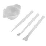 Maxbell 4 pieces transparent silicone reusable mixing measuring cups & stirrers liquid epoxy resin hobby craft casting jewelry making diy decoration tools set - Aladdin Shoppers