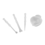 Maxbell 9 Pieces Silicone Resin Measuring Mixing Cup DIY Jewelry Resin Glue Tool Set