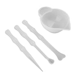Maxbell 9 Pieces Silicone Resin Measuring Mixing Cup DIY Jewelry Resin Glue Tool Set