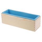 Maxbell Maxbell Rectangular Soap Silicone Loaf Mold With Wood Box For Soap Making Supplies