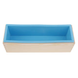 Maxbell Maxbell Rectangular Soap Silicone Loaf Mold With Wood Box For Soap Making Supplies