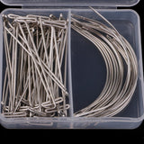 70 Pieces Multi-purpose Wig Making Pins Needles Wig T Pins C Curved Needles