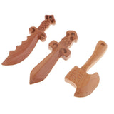 10 Pieces Peach Wood Carved Crafts Beads Pendants Jewelry Findings DIY Accessory - Aladdin Shoppers