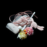 Handmade ballpoint pen ribbon bow bag ribbon flower pens pole sign pen for wedding advertising pens diy materials kit - Aladdin Shoppers