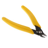 Maxbell 12.5cm Carbon Steel Mini Wire Cutter Flush Cut Pliers Micro Shear Flush Cutter Tool for Cutting Soft Wire - Aladdin Shoppers