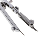 2 Metal Compass for Geometry Math Drawing Drafting Schools Office Stationery