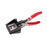 Maxbell Steel Handheld Passport ID License Photo Picture Punch Cutter 22x32mm/0.87x1.26inch Right Corner Photo Punch Cutter Cutting Tools - Aladdin Shoppers