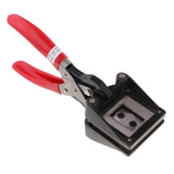 Maxbell Steel Handheld Passport ID License Photo Picture Punch Cutter 22x32mm/0.87x1.26inch Right Corner Photo Punch Cutter Cutting Tools - Aladdin Shoppers