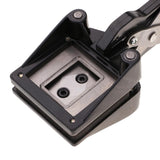 Maxbell Steel Handheld Passport ID License Photo Picture Punch Cutter 22x32mm/0.87x1.26inch Right Corner Photo Punch Cutter Cutting Tools - Aladdin Shoppers