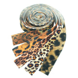 Maxbell 25mm 5 Yards Wild Style Leopard Ribbon Velvet Ribbon For Flower Arrangements Gift Packing Hair Accessory Design - Aladdin Shoppers