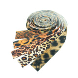 Maxbell 25mm 5 Yards Wild Style Leopard Ribbon Velvet Ribbon For Flower Arrangements Gift Packing Hair Accessory Design - Aladdin Shoppers