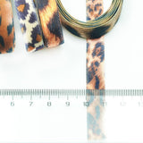 Maxbell 1cm 5 Yards Wild Style Leopard Ribbon Velvet Ribbon For Flower Arrangements Gift Packing Hair Accessory Design - Aladdin Shoppers