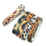 Maxbell 1cm 5 Yards Wild Style Leopard Ribbon Velvet Ribbon For Flower Arrangements Gift Packing Hair Accessory Design - Aladdin Shoppers