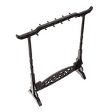 Maxbell Traditional Ebony Wood Chinese Calligraphy Writing Brush Pen Japanese Sumi Painting Drawing Brushes Pen Holder Stand Rack with 14 Hooks - Aladdin Shoppers