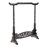Maxbell Traditional Ebony Wood Chinese Calligraphy Writing Brush Pen Japanese Sumi Painting Drawing Brushes Pen Holder Stand Rack with 14 Hooks - Aladdin Shoppers