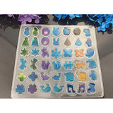 Maxbell Clear Assorted Shapes Women Earring Silicone Mold for Cake Decorating, Crafting, Polymer Clay, Resin Casting,Jewelry Making Tool Moulds - Aladdin Shoppers