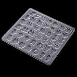 Maxbell Clear Assorted Shapes Women Earring Silicone Mold for Cake Decorating, Crafting, Polymer Clay, Resin Casting,Jewelry Making Tool Moulds - Aladdin Shoppers