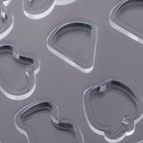 Maxbell Clear Assorted Shapes Women Earring Silicone Mold for Cake Decorating, Crafting, Polymer Clay, Resin Casting,Jewelry Making Tool Moulds - Aladdin Shoppers